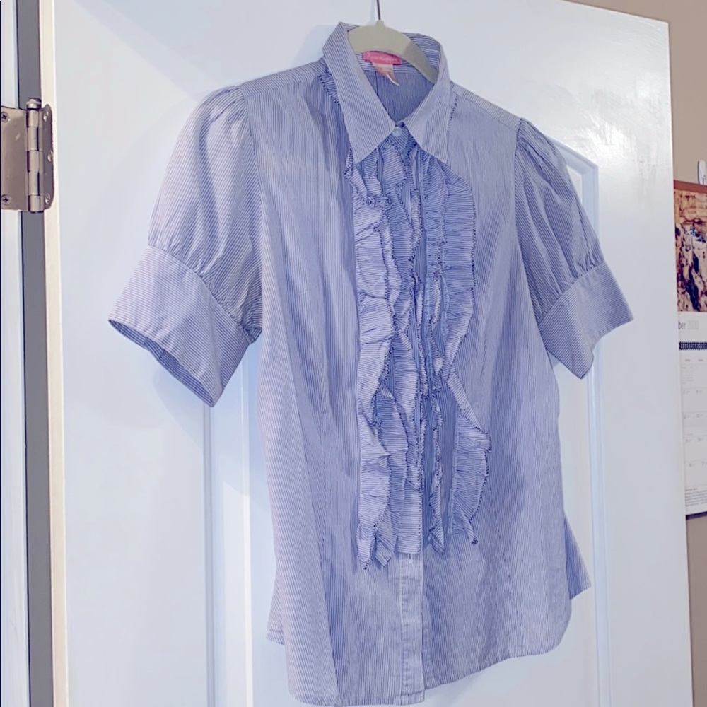 Pinstripe Blouse